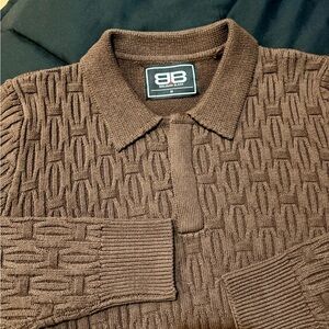 Luxury Club Brown Sweater